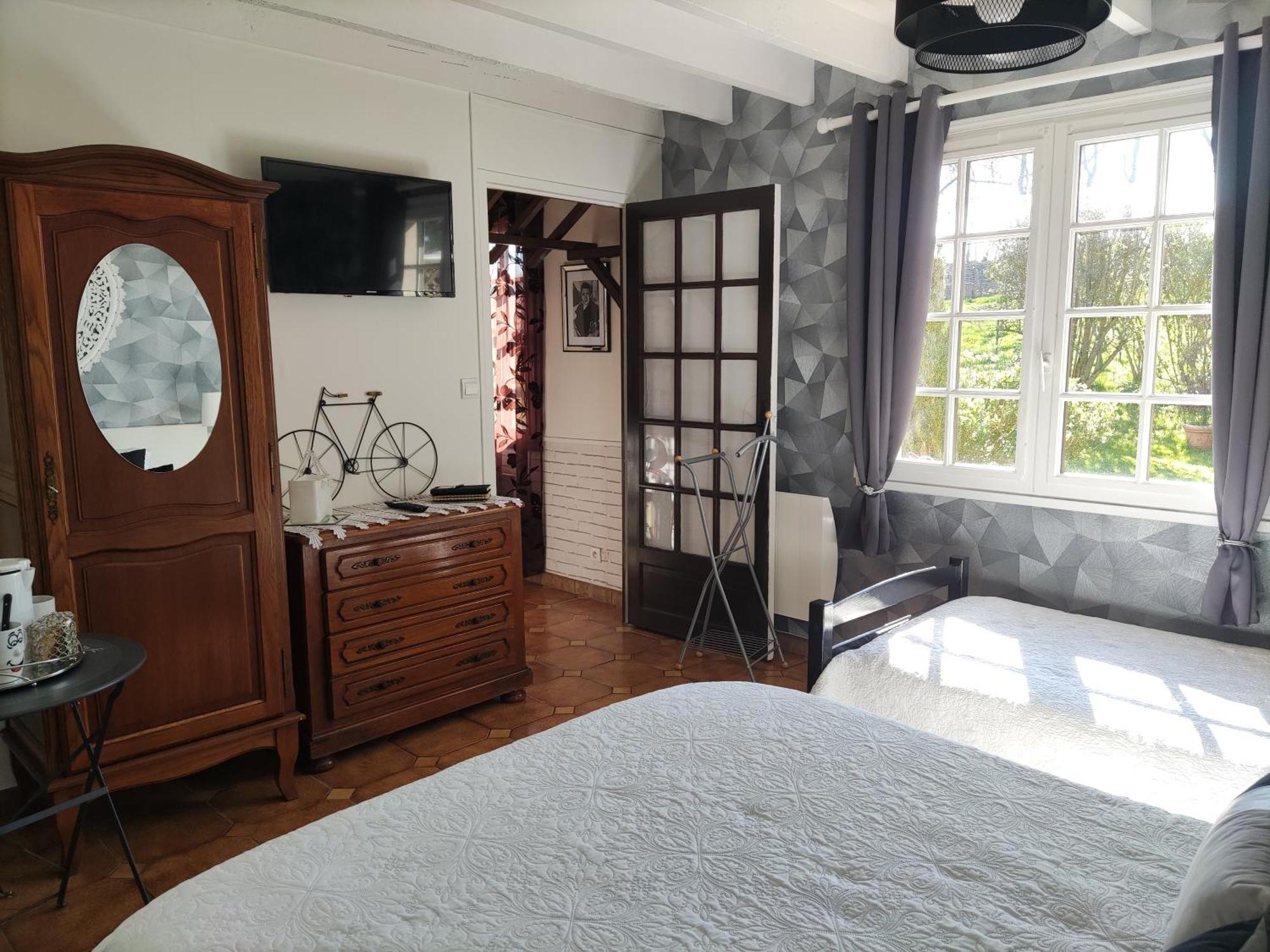 Bed and Breakfast Fleur De Soleil Saint-Jouin-Bruneval Habitación foto